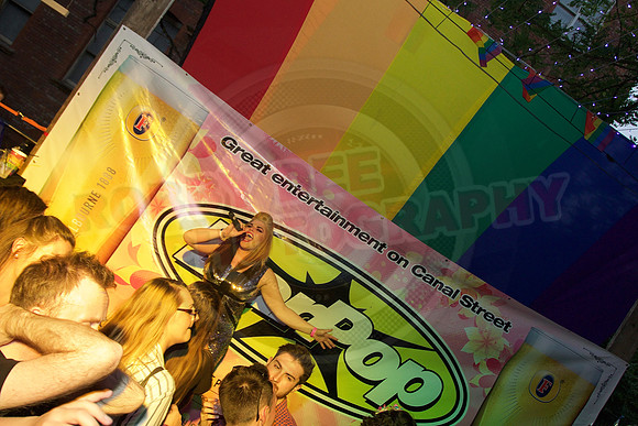 Manchester pride Canal Street celebration