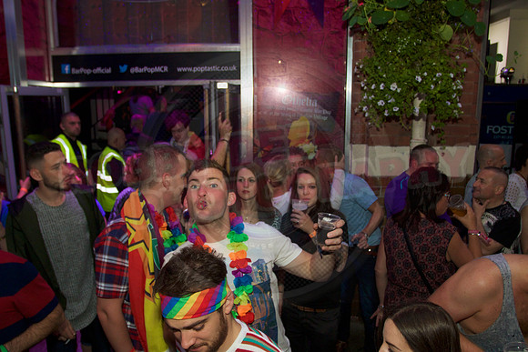 Manchester pride Canal Street celebration