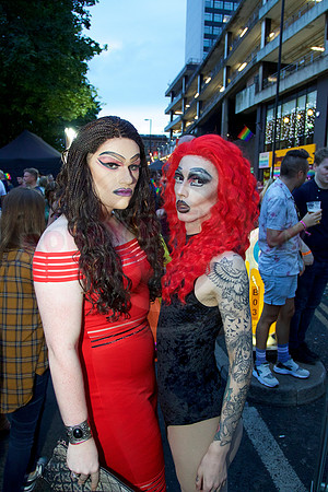 Manchester pride Canal Street celebration
