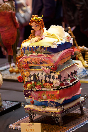 Cake International Gold Silver and bronze