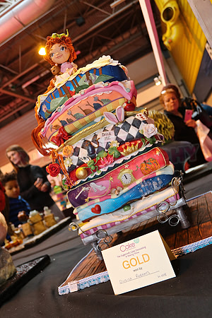 Cake International Gold Silver and bronze