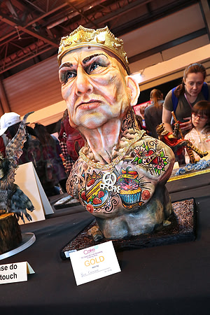 Cake International Gold Silver and bronze