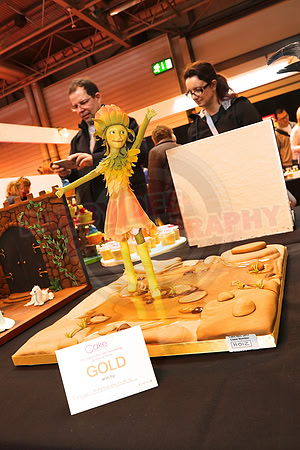 Cake International Gold Silver and bronze