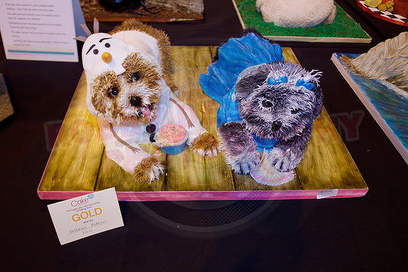 Cake International Gold Silver and bronze