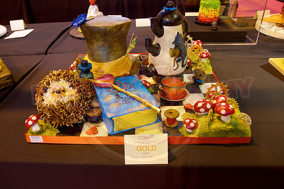 Cake International Gold Silver and bronze