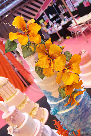 Wedding Cakes Gold, Silver & Bronze