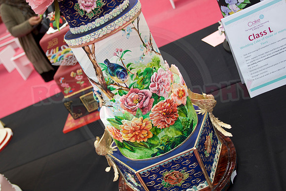 Cake International Amazing Wedding Cakes Entries at Alexandra Palace 2177