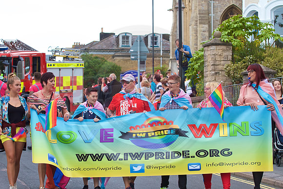 Isle of Wigh LGBT Pride Celebration 2017.