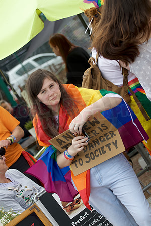 Isle of Wight Pride Village 2017.