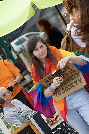 Isle of Wight Pride Village 2017.