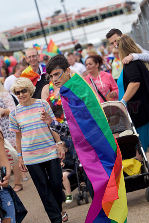 Isle of Wight Pride Village 2017.