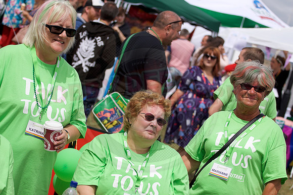 Isle of Wight Pride Village 2017.