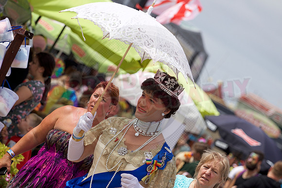 Isle of Wight Pride Village 2017.