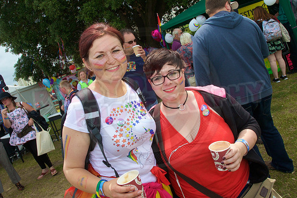 Isle of Wight Pride Village 2017.