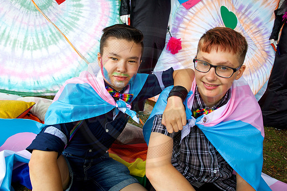 Isle of Wight Pride Village 2017.