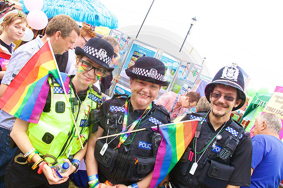 Isle of Wight Pride Village 2017.