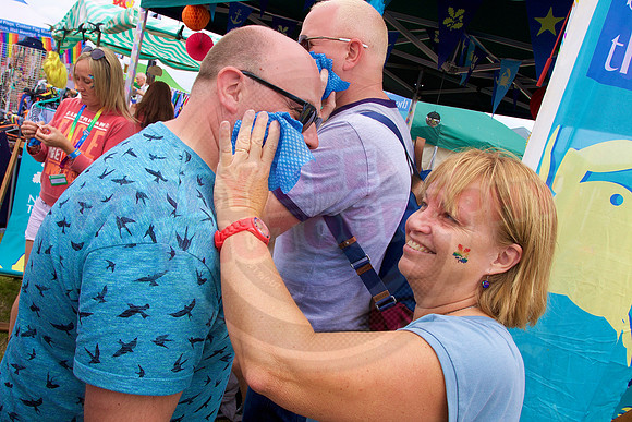 Isle of Wight Pride Village 2017.
