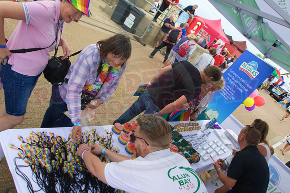 Isle of Wight Pride Village 2017.