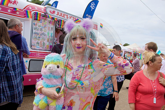 Isle of Wight Pride Village 2017.
