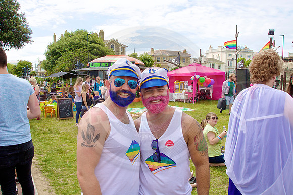 Isle of Wight Pride Village 2017.