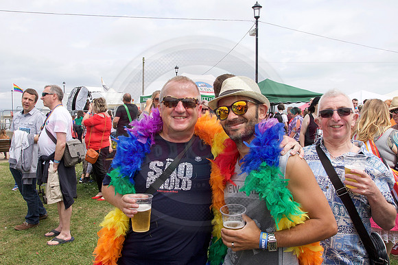 Isle of Wight Pride Village 2017.