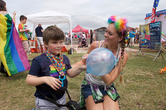 Isle of Wight Pride Village 2017.