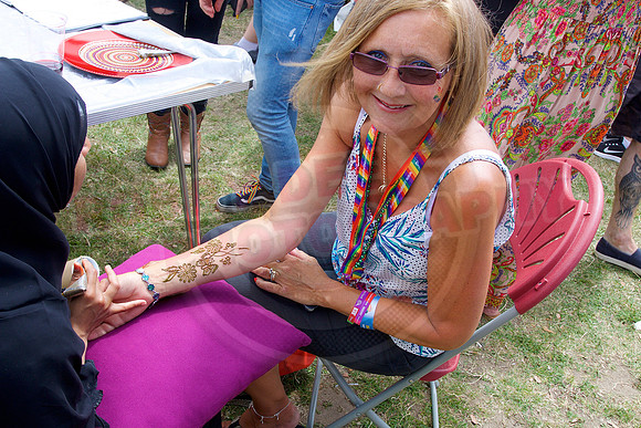 Isle of Wight Pride Village 2017.