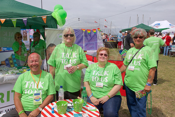 Isle of Wight Pride Village 2017.