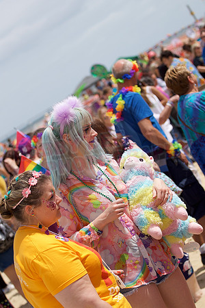 Isle of Wight Pride Beach Arena 2017.