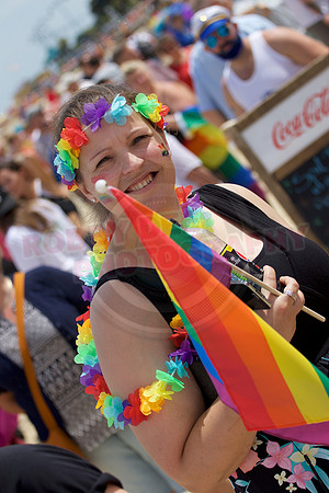 Isle of Wight Pride Beach Arena 2017.