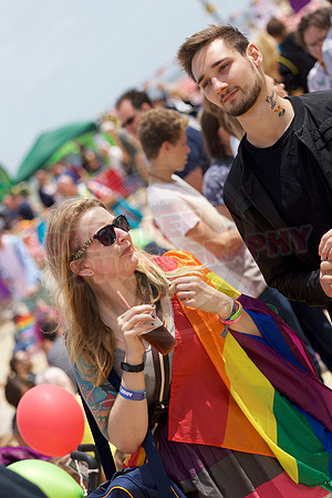 Isle of Wight Pride Beach Arena 2017.