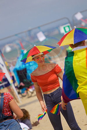 Isle of Wight Pride Beach Arena 2017.