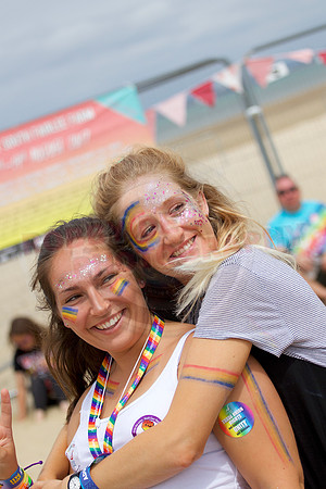 Isle of Wight Pride Beach Arena 2017.