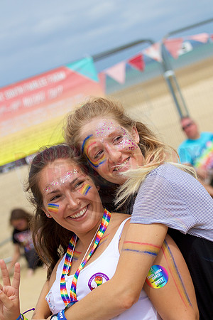 Isle of Wight Pride Beach Arena 2017.