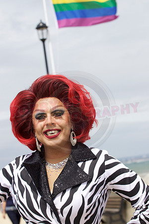 Isle of Wight Pride Beach Arena 2017.