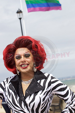 Isle of Wight Pride Beach Arena 2017.