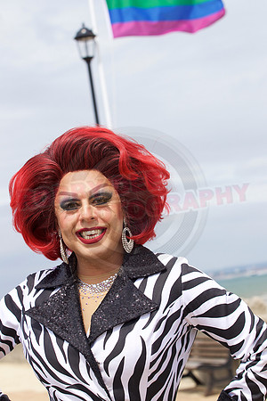 Isle of Wight Pride Beach Arena 2017.