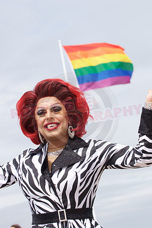 Isle of Wight Pride Beach Arena 2017.