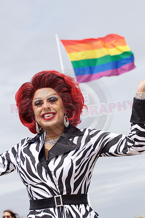 Isle of Wight Pride Beach Arena 2017.