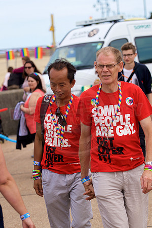 Isle of Wight Pride Beach Arena 2017.