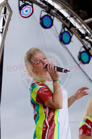 Isle of Wight Pride Beach Arena 2017.
