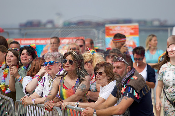 Isle of Wight Pride Beach Arena 2017.