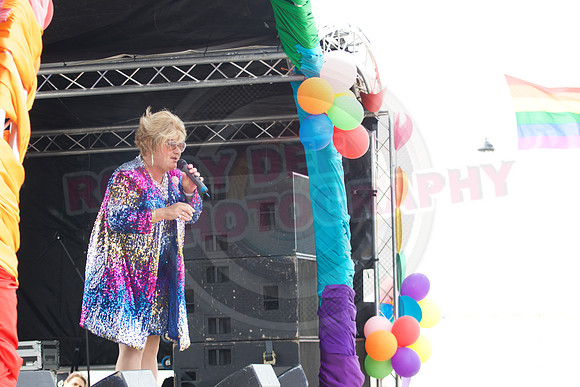 Isle of Wight Pride Beach Arena 2017.