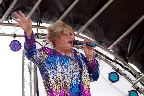 Isle of Wight Pride Beach Arena 2017.