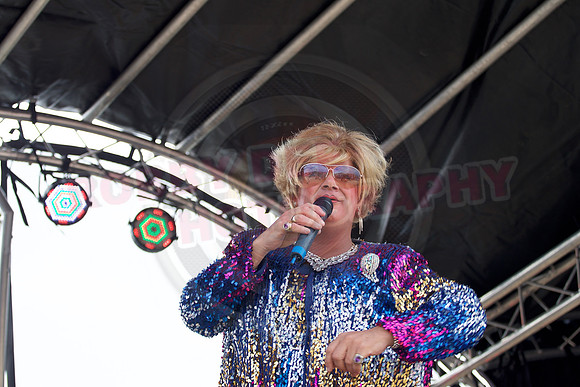 Isle of Wight Pride Beach Arena 2017.