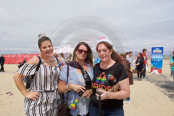 Isle of Wight Pride Beach Arena 2017.