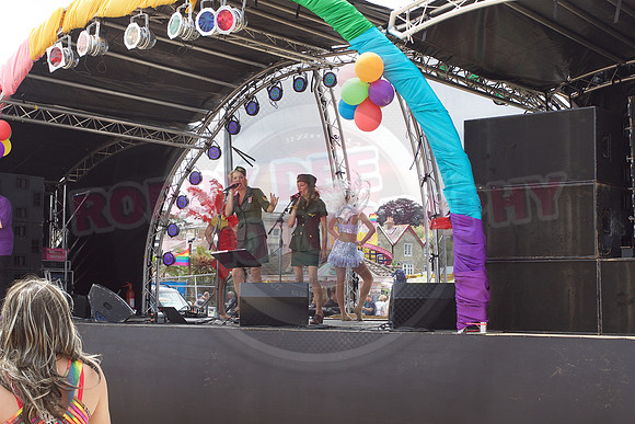 Isle of Wight Pride Beach Arena 2017.
