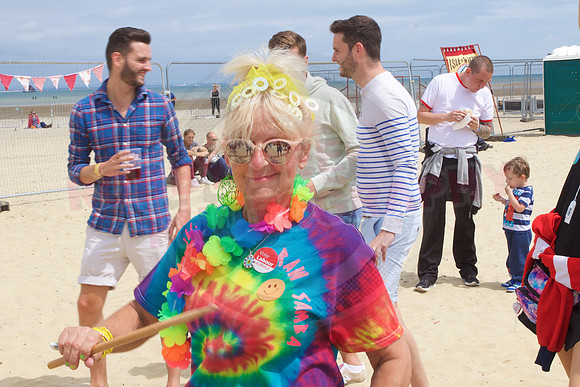 Isle of Wight Pride Beach Arena 2017.