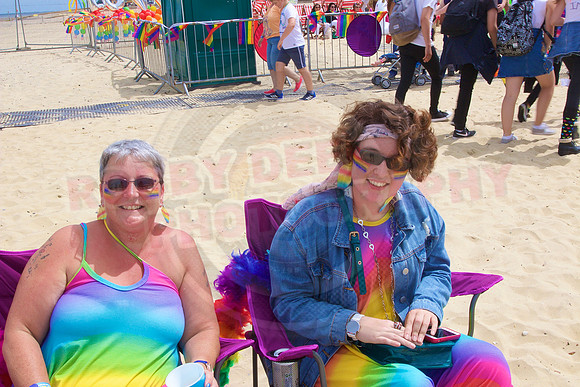 Isle of Wight Pride Beach Arena 2017.