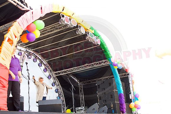 Isle of Wight Pride Beach Arena 2017.